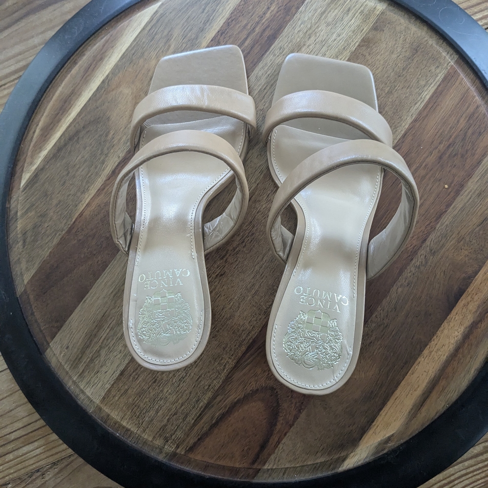 Vince Camuto Tan Heeled Sandals